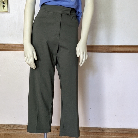 Fibers by Barbara Lesser stretch pants  6 vintage - Picture 1 of 13